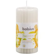 Lumanare parfumata stalp 33h feel happy mango bergamot True Moods 260g - BOLSIUS