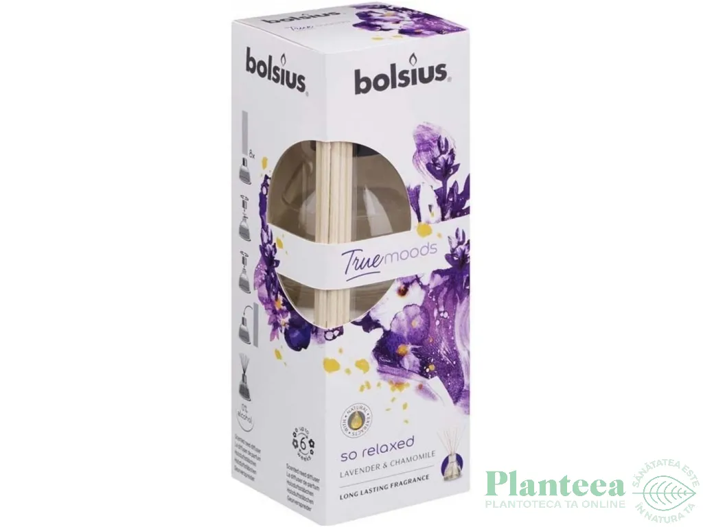 Odorizant difuzor bete casa so relaxed lavanda musetel True Moods 45ml - BOLSIUS