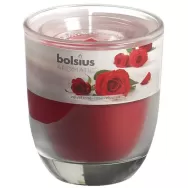 Lumanare parfumata pahar 23h trandafir 290g - BOLSIUS