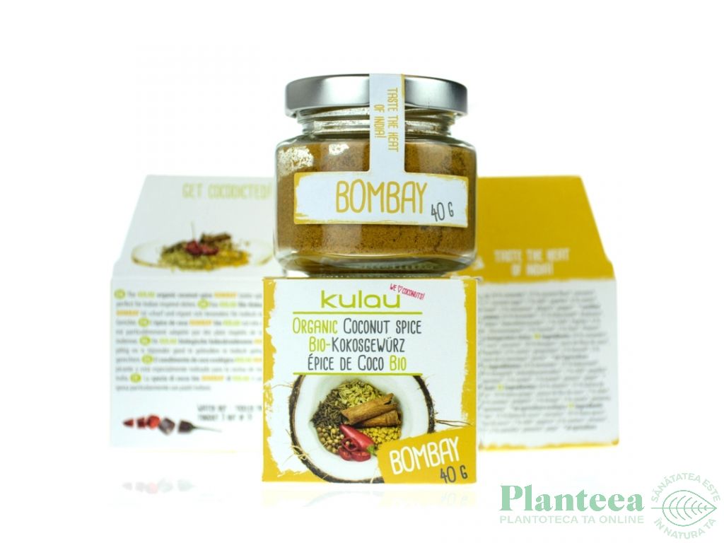 Condimente bombay cocos bio 40g - KULAU