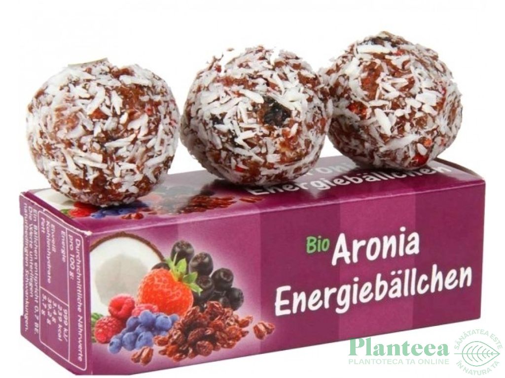Bile energizante fructe cu aronia eco 60g - ARONIA ORIGINAL