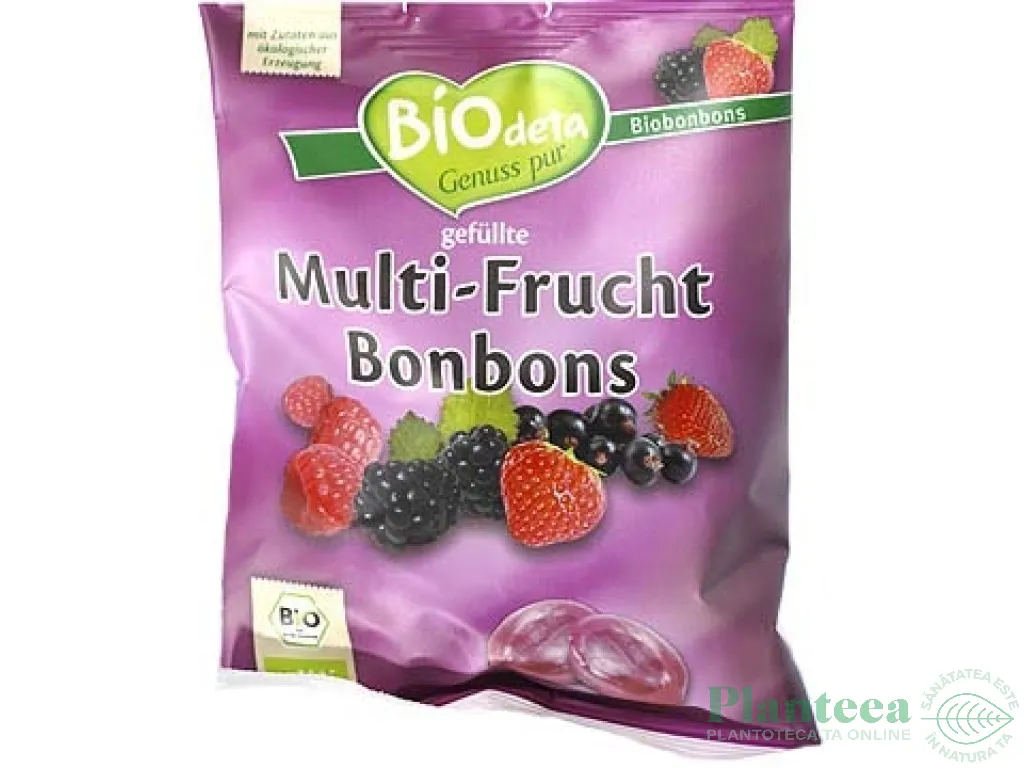 Bomboane fructe padure eco 75g - BIODETA