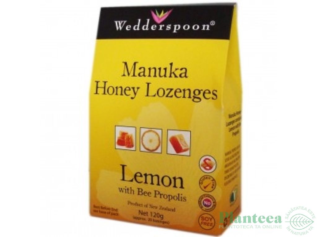 Bomboane miere propolis lamaie 120g - WEDDERSPOON