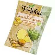 Bomboane picante ananas curcuma eco 75g - BIO 4 YOU