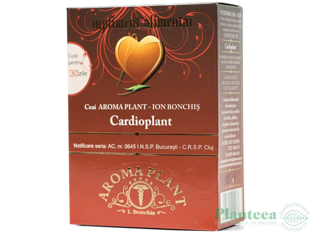 Ceai Cardioplant [afectiuni cardiace] 320g - BONCHIS
