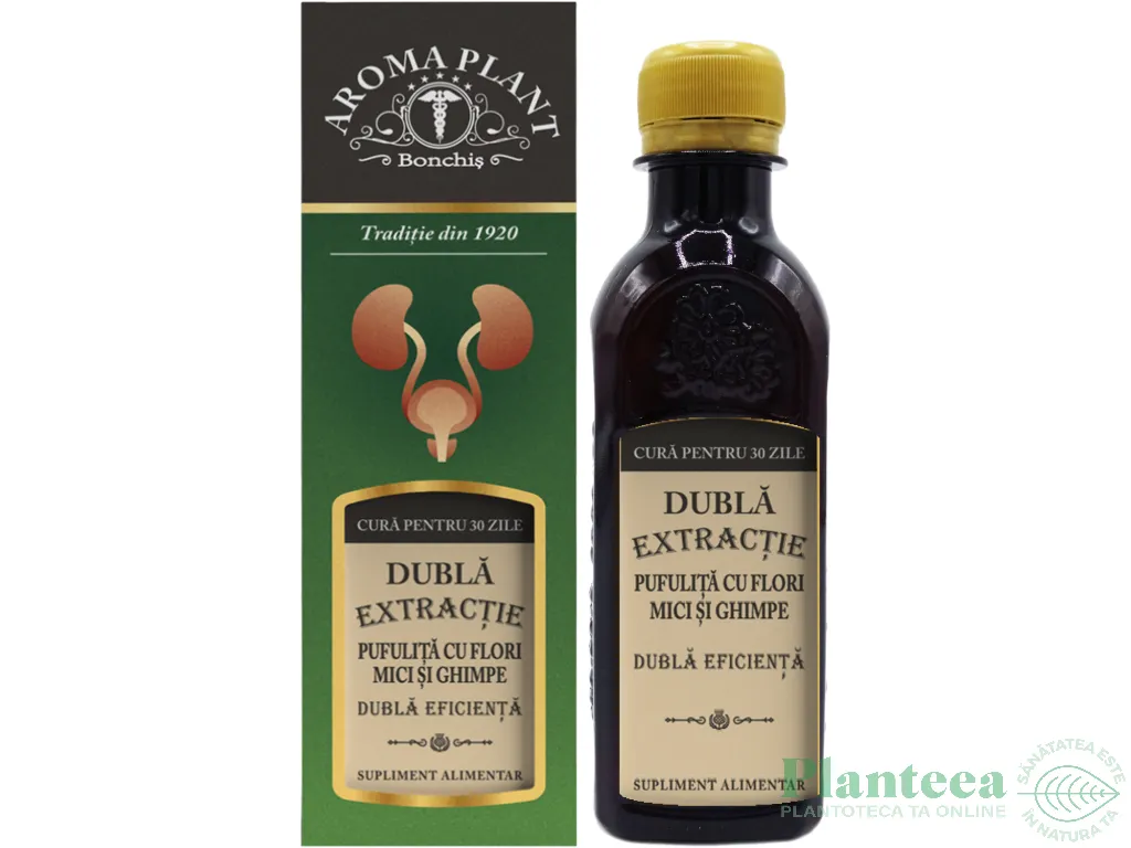 Tinctura pufulita flori mici ghimpe dubla extractie 200ml - BONCHIS