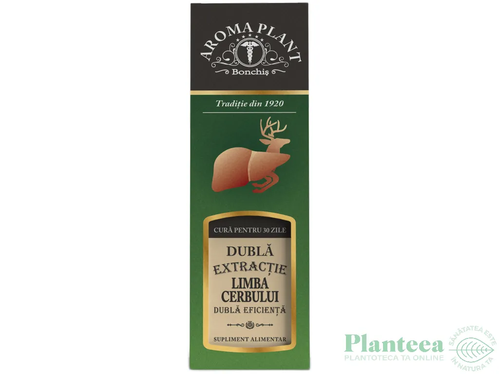 Tinctura limba cerbului dubla extractie 200ml - BONCHIS