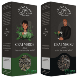 Set Camellia sinensis [Negru+Verde] 2x80g - BONCHIS