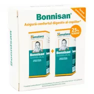 Pachet picaturi vegetale Bonnisan bebe 2x30ml - HIMALAYA HERBAL