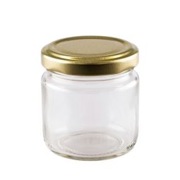 Borcanel sticla transparenta Zoia cu capac 100ml - MAYAM