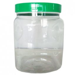 Borcan plastic transparent alimentar 2L - PRONAT