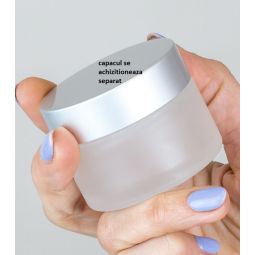 Borcanel sticla mata sablata Ele Frost fara capac 50ml - ELLEMENTAL