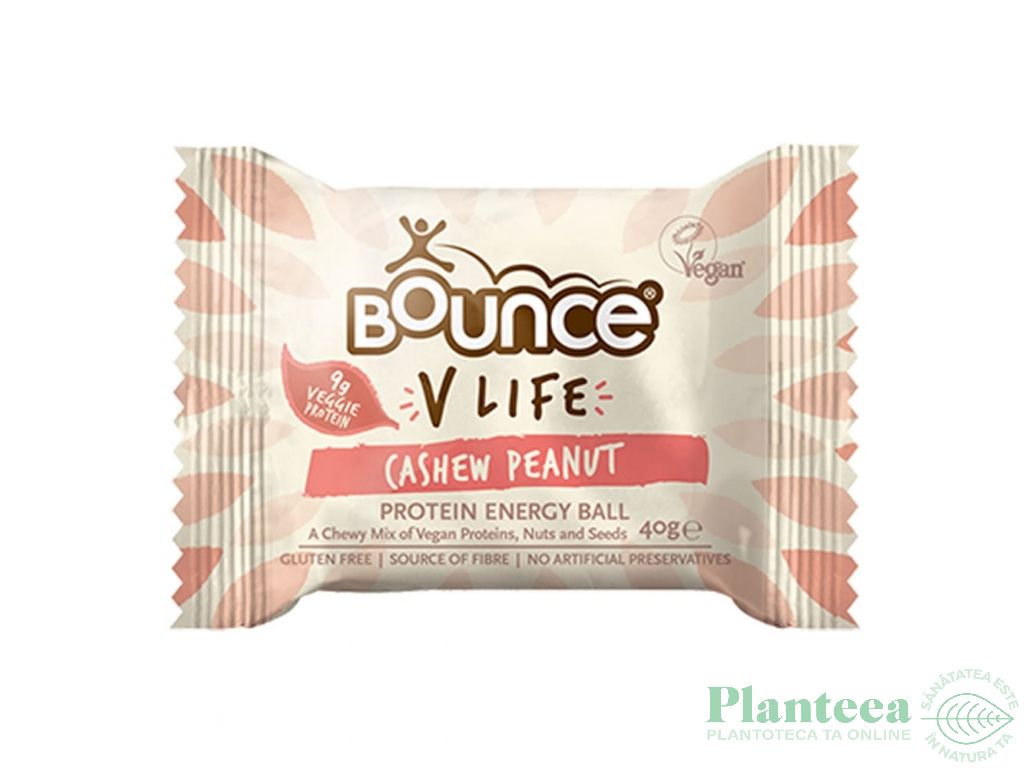 Bila proteica energizant caju arahide 40g - BOUNCE