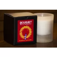 Candela sticla ceara soia 40h Bouquet 130g - D`ECO