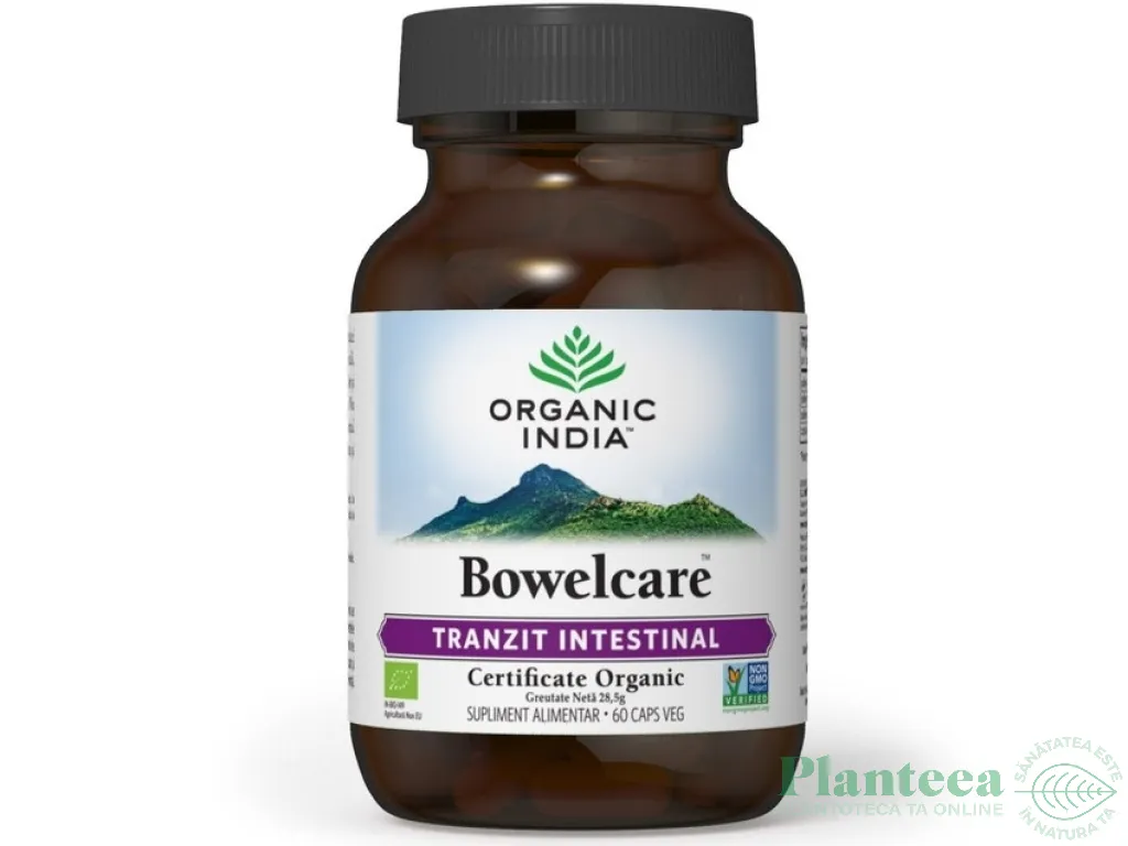 Bowelcare [tranzit intestinal] 60cps - ORGANIC INDIA
