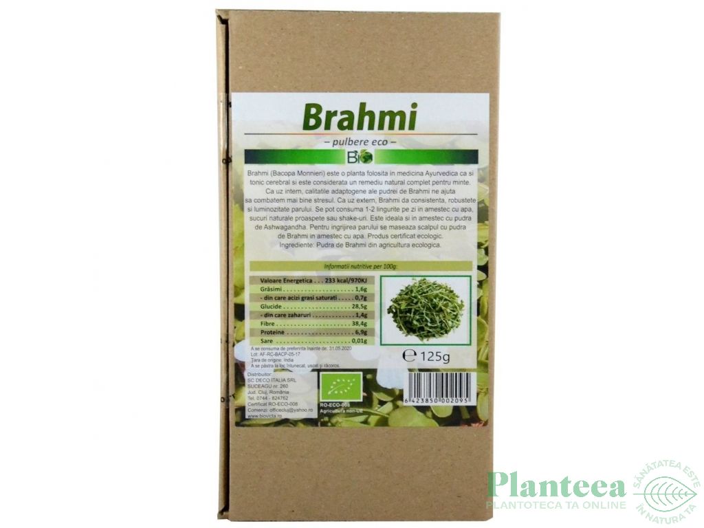 Pulbere brahmi eco 125g - DECO ITALIA