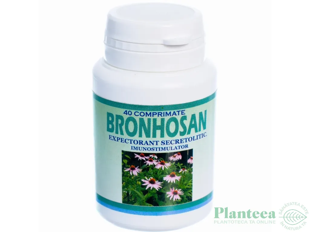 BronhoSan [Expectorant Secretolitic Imunostimulator] 40cp - ELIDOR