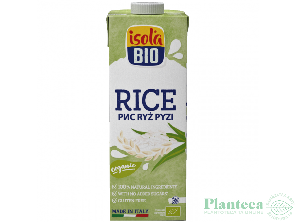 Lapte orez simplu eco 1L - ISOLA BIO