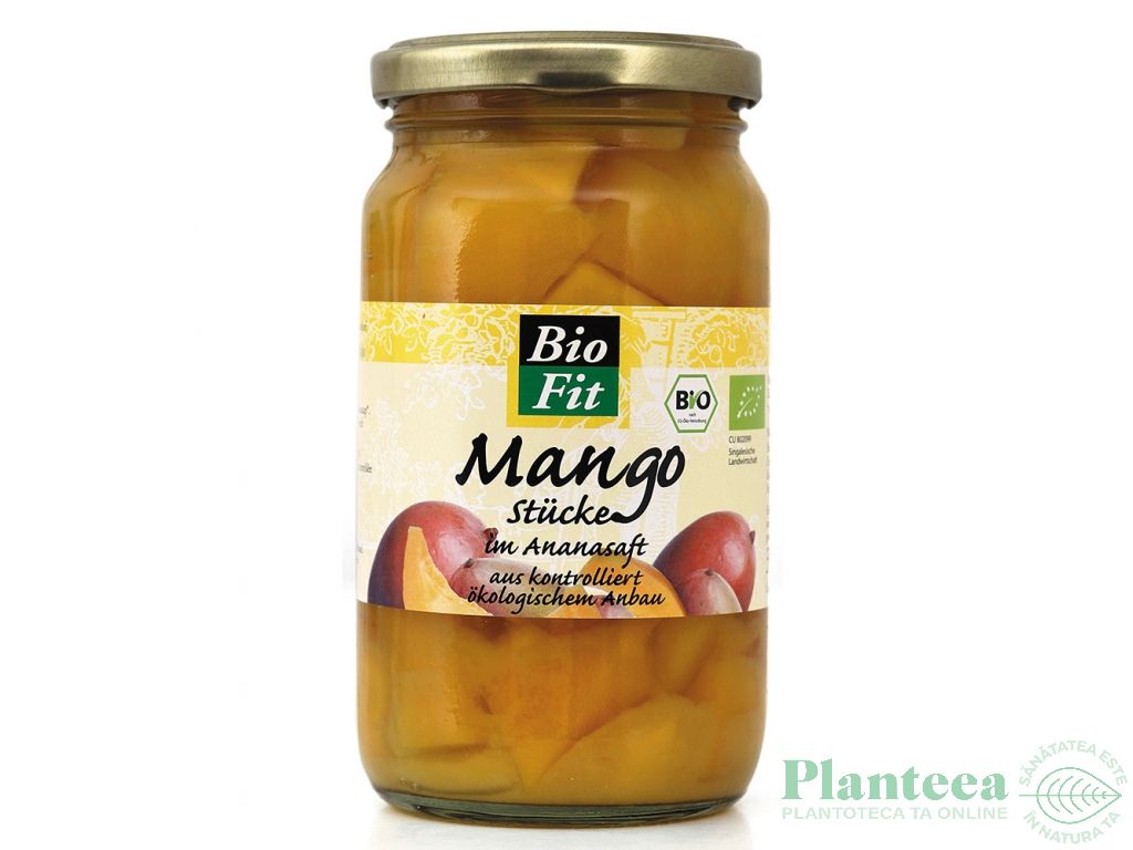 Bucati mango in suc ananas eco 350g - BIOFIT