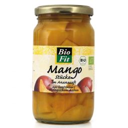 Bucati mango in suc ananas eco 350g - BIOFIT