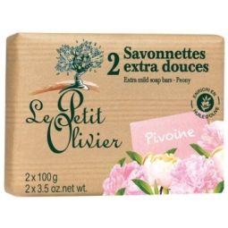 Sapun extra moale bujor 2x100g - LE PETIT OLIVIER