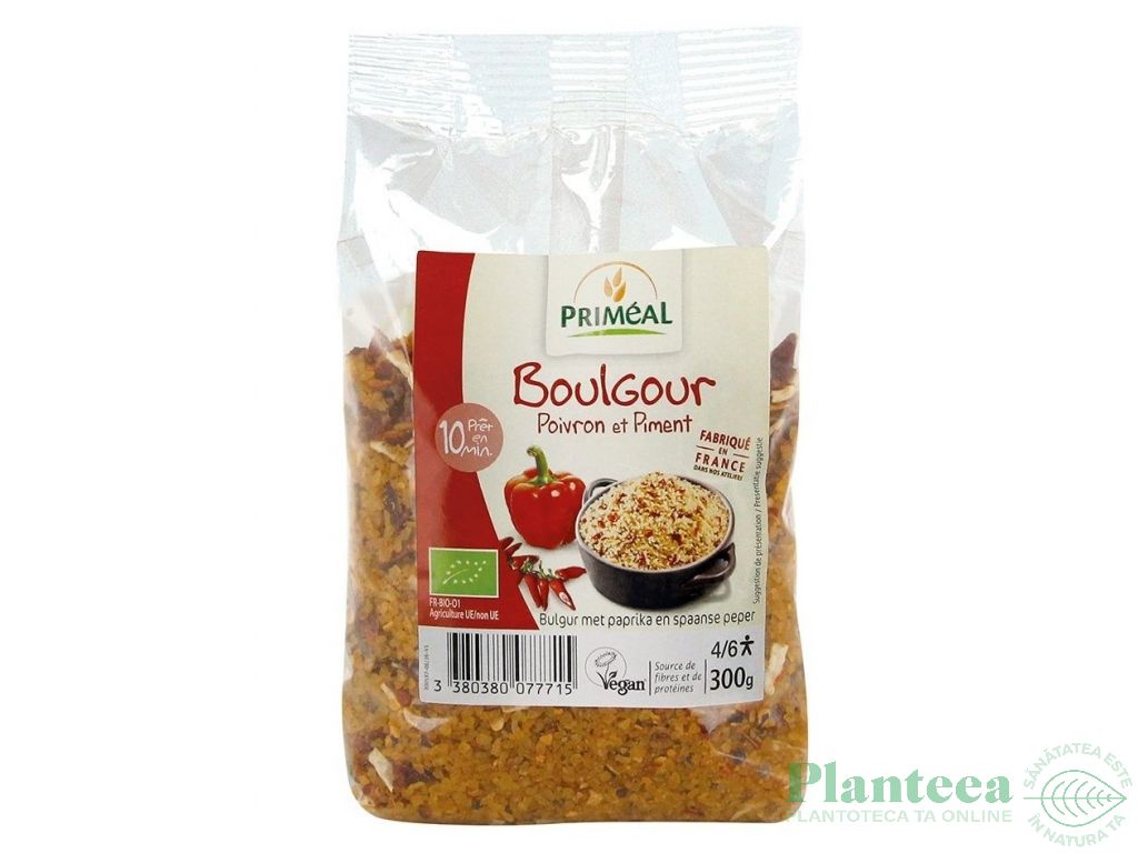 Bulgur grau cu ardei piper eco 300g - PRIMEAL