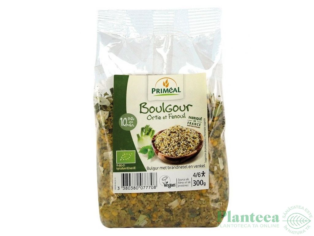 Bulgur grau cu urzici fenicul eco 300g - PRIMEAL