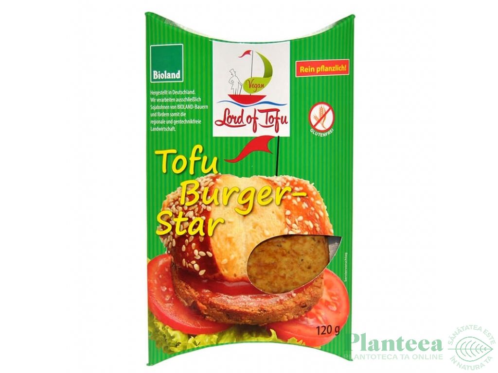 Burger vegan soia Star 120g - LORD OF TOFU