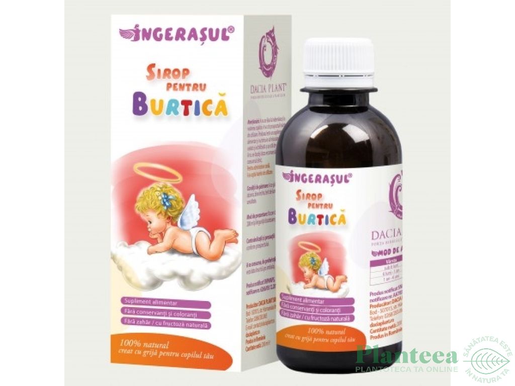 Sirop burtica Ingeras 200ml - DACIA PLANT