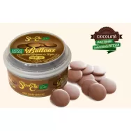 Pastile ciocolata lapte belgiana 300g - STEVIELLE