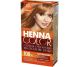 Vopsea crema par permanenta fara amoniac 7.3 caramel 115ml - HENNA COLOR