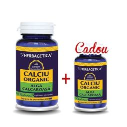 Pachet Calciu organic 60+10cps - HERBAGETICA