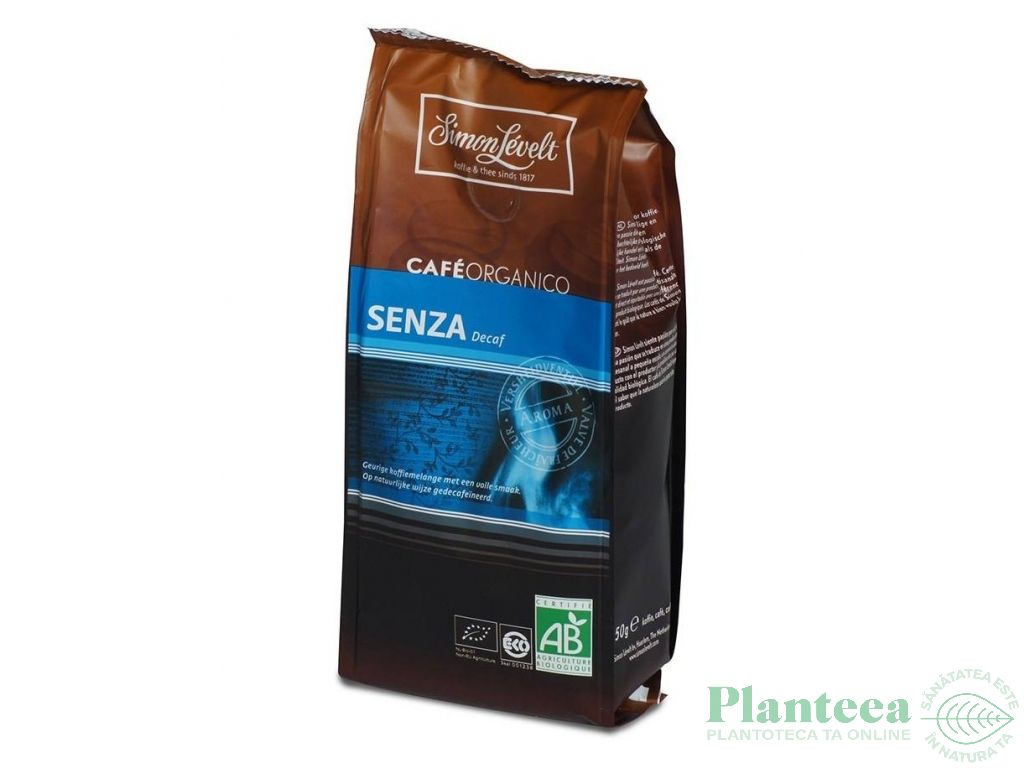 Cafea macinata arabica decofeinizata eco 250g - SIMON LEVELT