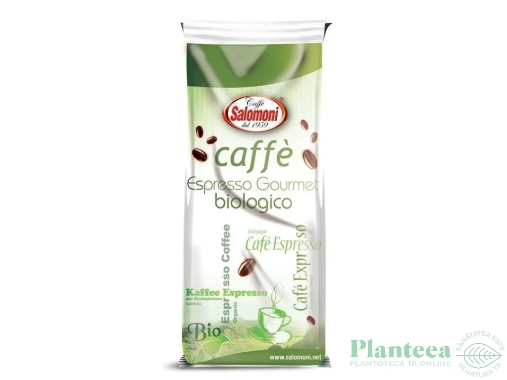 Cafea boabe arabica espresso Gourmet eco 1kg - SALOMONI