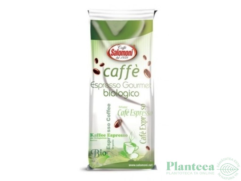 Cafea boabe arabica espresso Italiano eco 1kg - SALOMONI