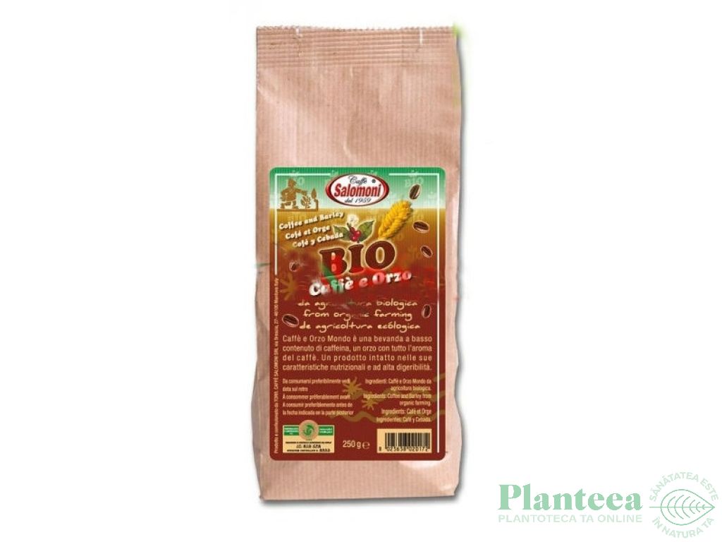 Cafea macinata cu orz Mix eco 250g - SALOMONI