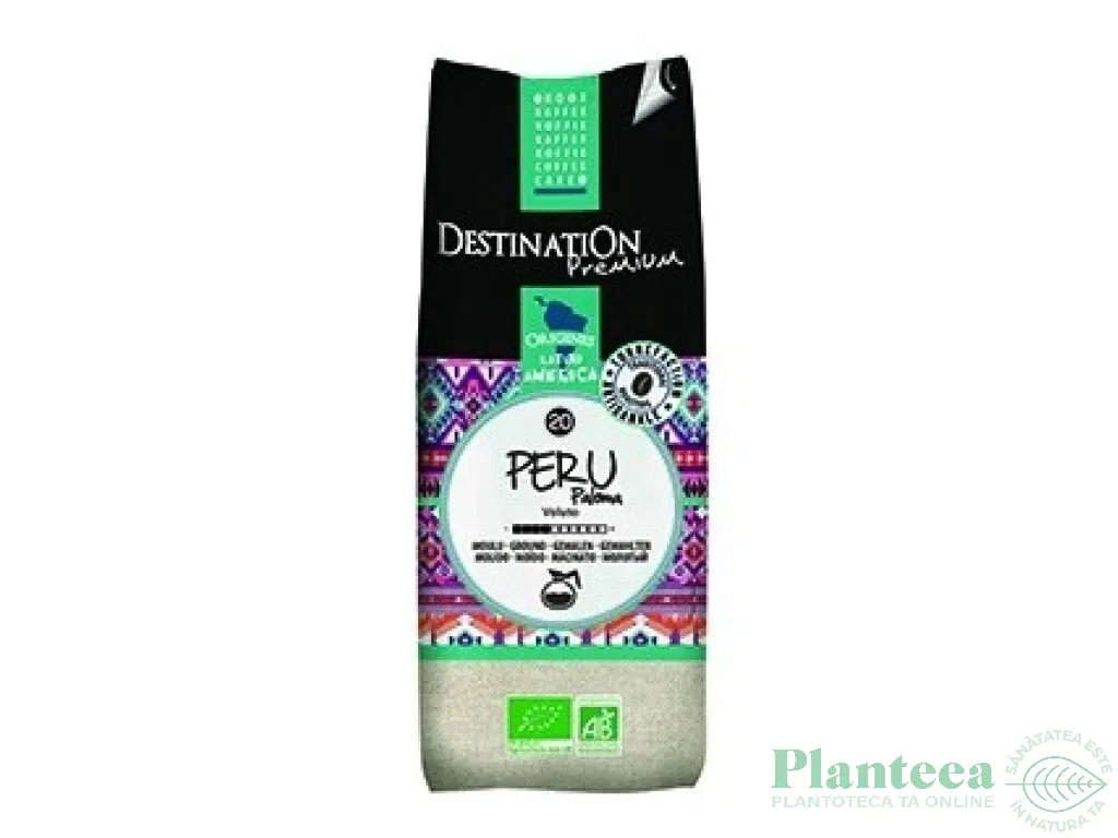 Cafea macinata arabica nr20 Peru Palomar eco 250g - DESTINATION