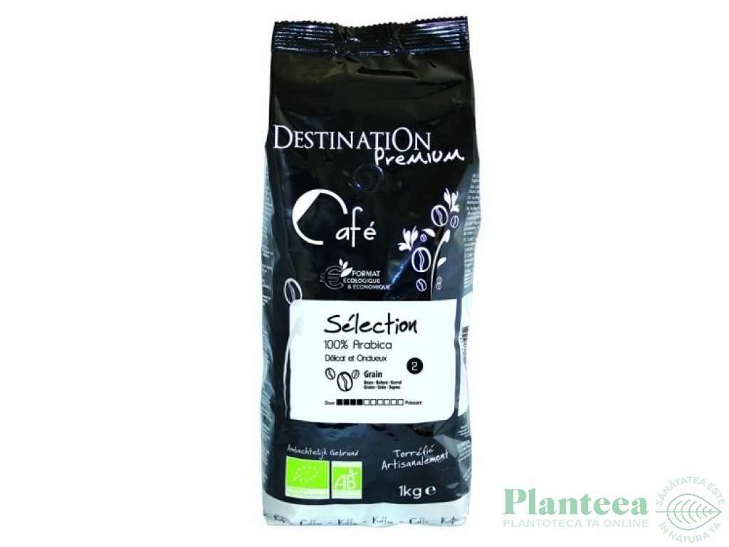 Cafea boabe arabica nr1 Selection eco 1kg - DESTINATION