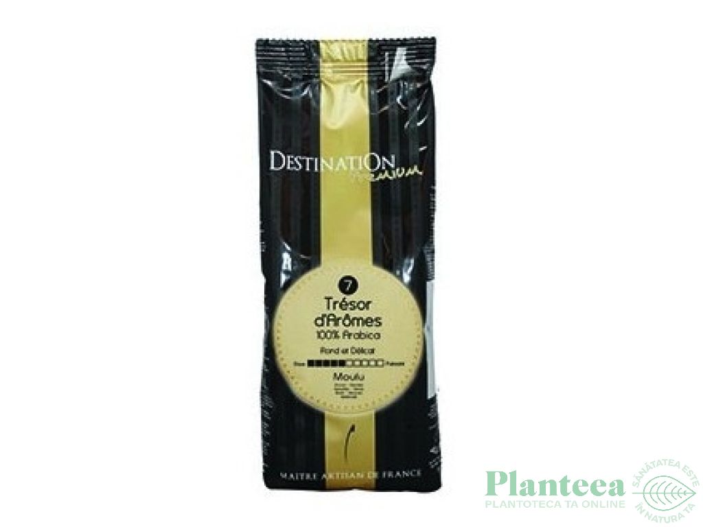 Cafea macinata arabica nr7 Tresor d`Aromes 250g - DESTINATION