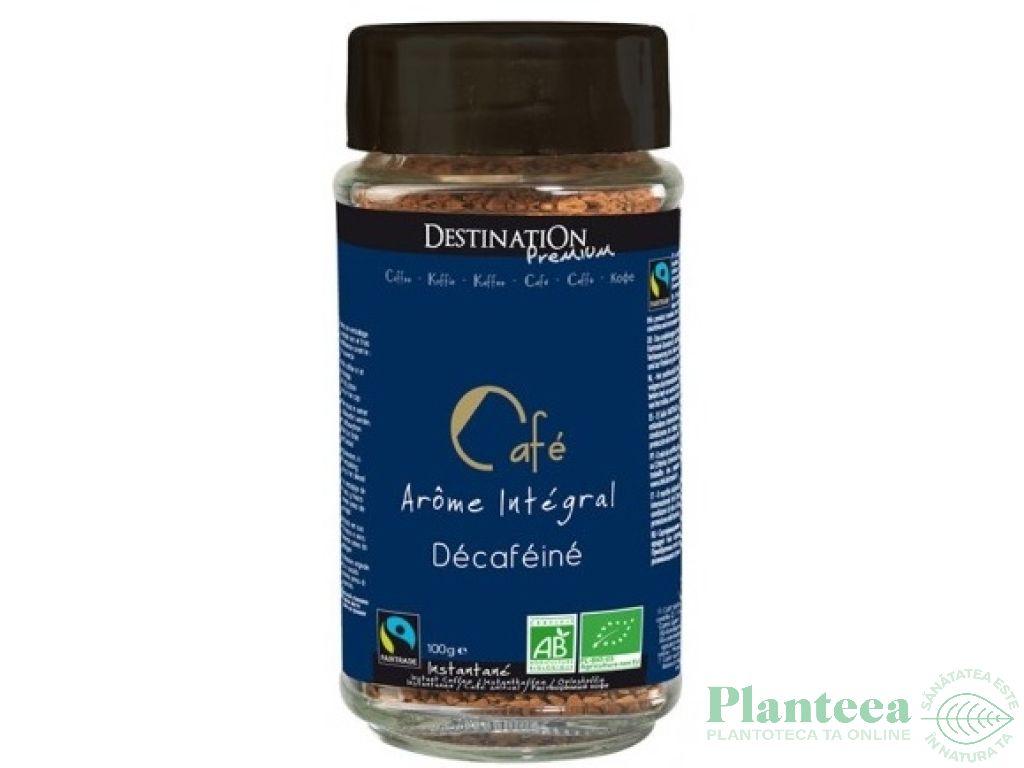 Cafea instant arabica decofeinizata Aroma Integrala 100g - DESTINATION