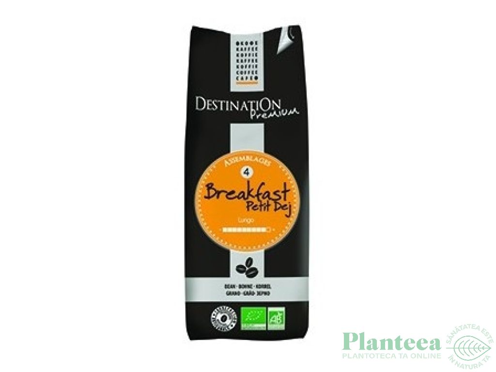 Cafea boabe arabica nr4 Breakfast eco 250g - DESTINATION