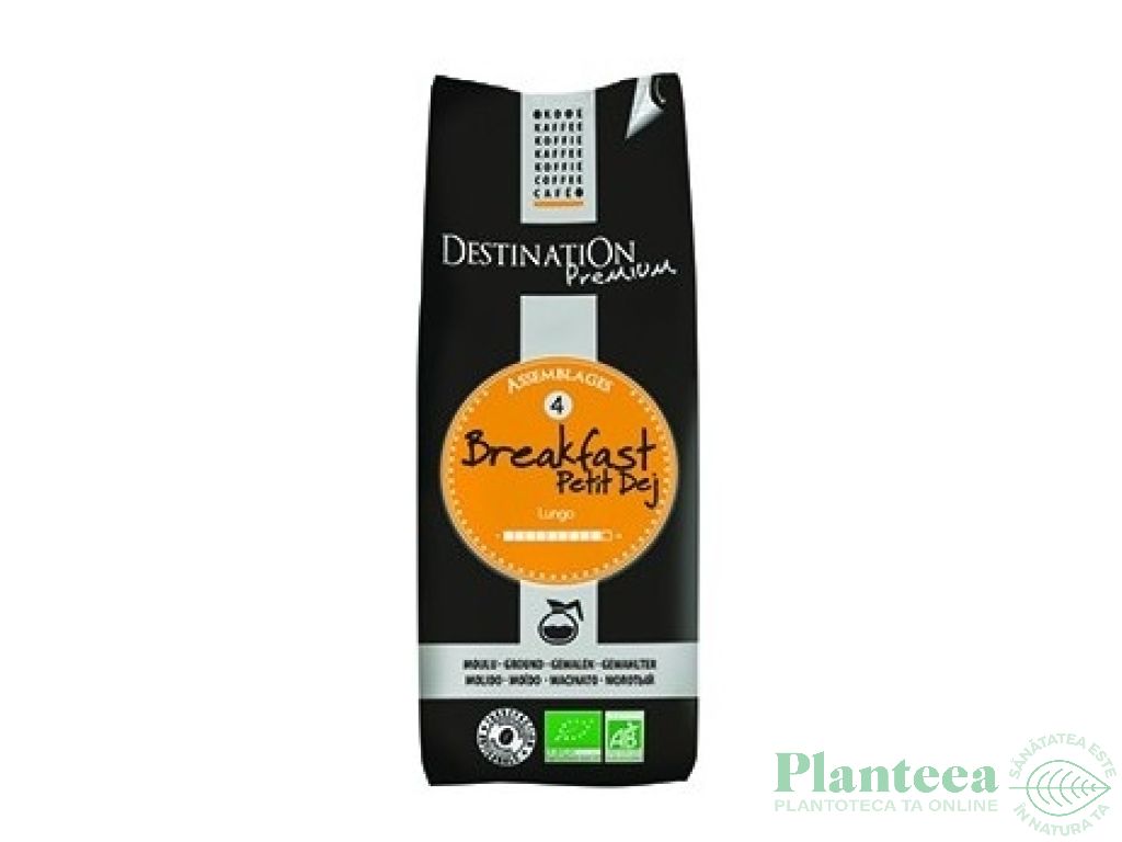 Cafea macinata arabica nr4 Breakfast eco 250g - DESTINATION