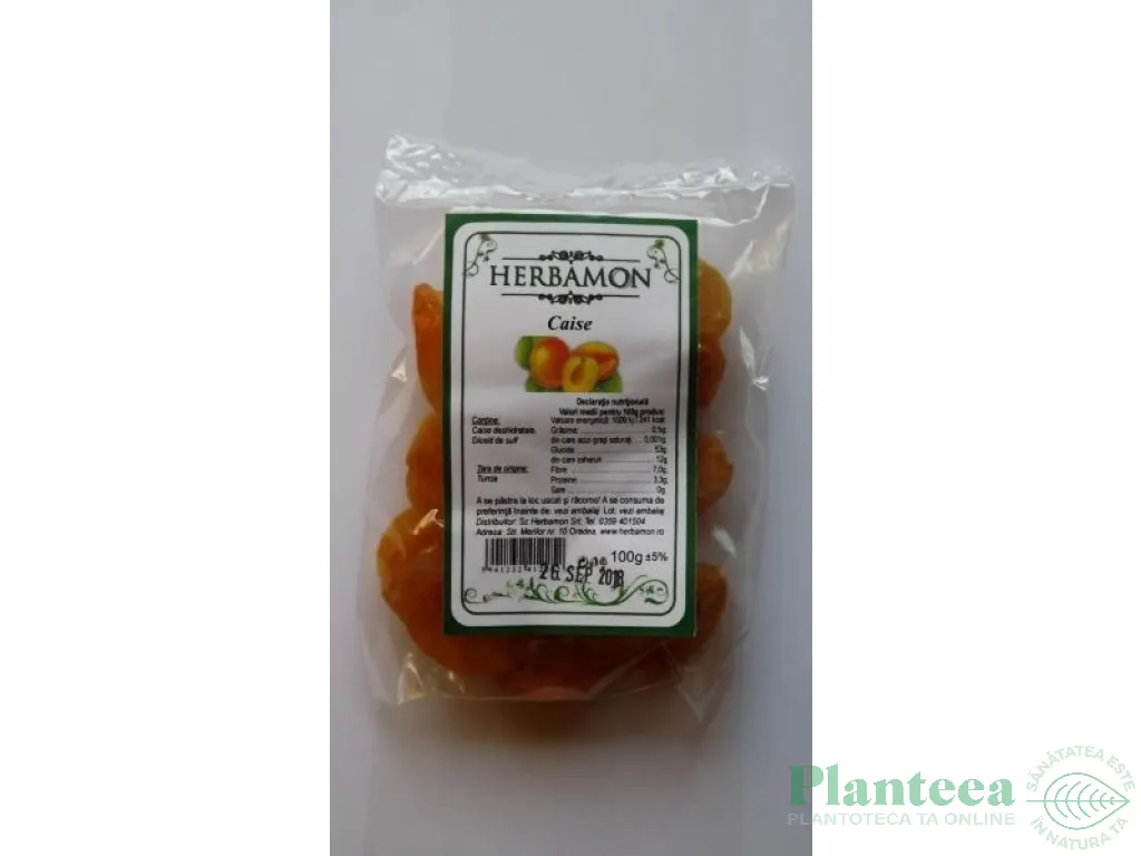 Caise uscate 100g - HERBAMON