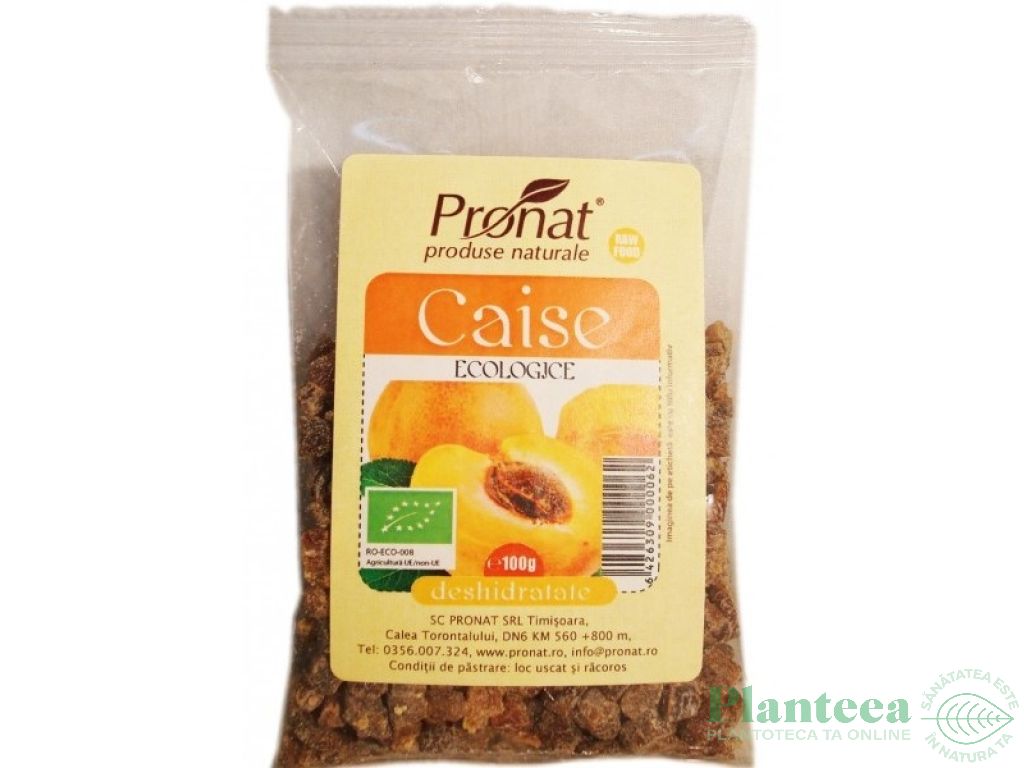 Caise uscate bucatele eco 100g - PRONAT