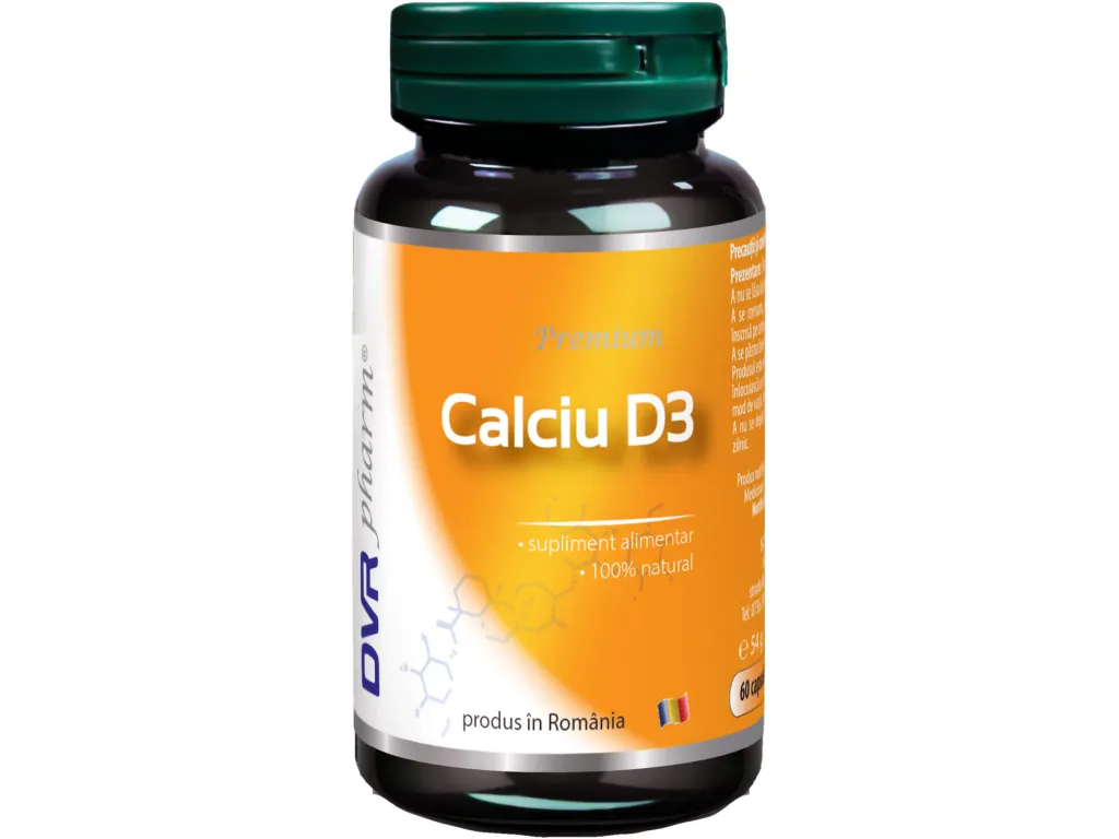 Calciu D3 1x60cps - DVR PHARM