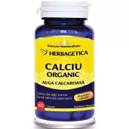 Calciu organic 60cps - HERBAGETICA