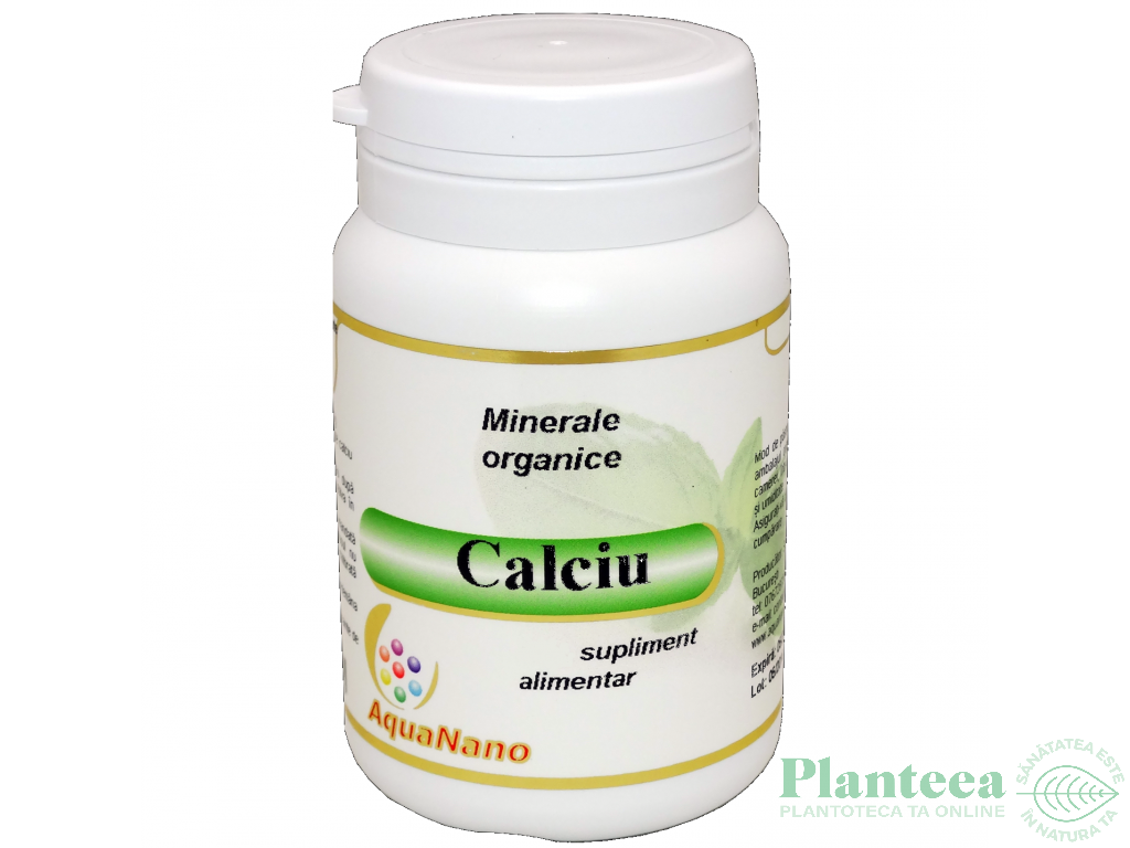 Calciu organic pulbere Minerale 80g - AQUA NANO