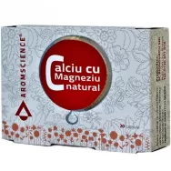 Calciu magneziu natural 20cps - AROM SCIENCE