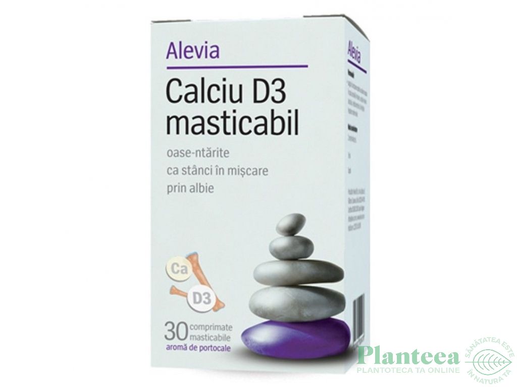 Calciu D3 masticabil 30cp - ALEVIA