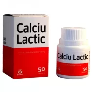 Calciu lactic 500mg 50cp - BIOFARM